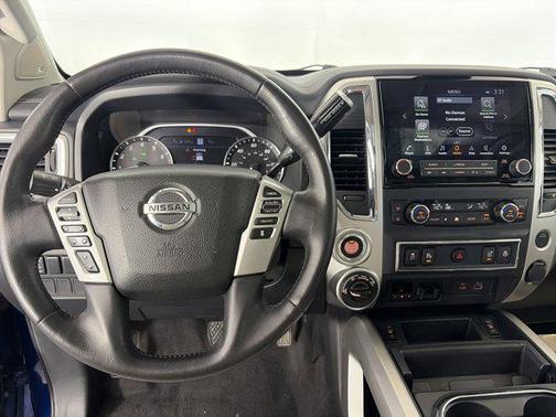 Deep Blue Pearl Metallic 2021 Nissan Titan SL