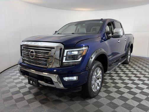 Deep Blue Pearl Metallic 2021 Nissan Titan SL
