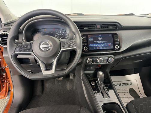 Monarch Orange Metallic/Super Black 2023 Nissan Kicks SV
