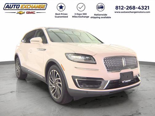 White Platinum Clearcoat Metallic 2019 Lincoln Nautilus Reserve