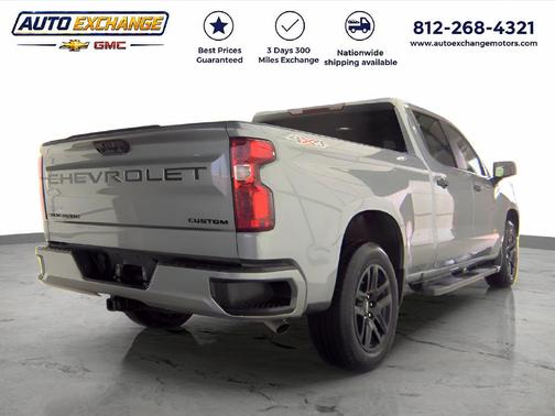 Gray 2024 Chevrolet Silverado 1500 Custom