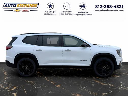 Glacier White 2026 GMC Acadia Elevation