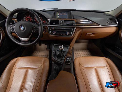 Black Sapphire Metallic 2014 BMW 335 335i, AWD, 6-SPD MANUAL, PREMIUM PKG, 18' WHEELS, LUXURY LINE