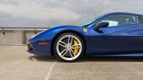 Blue 2017 Ferrari 488 Spider Base