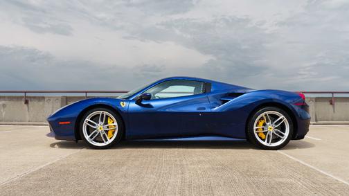 Blue 2017 Ferrari 488 Spider Base