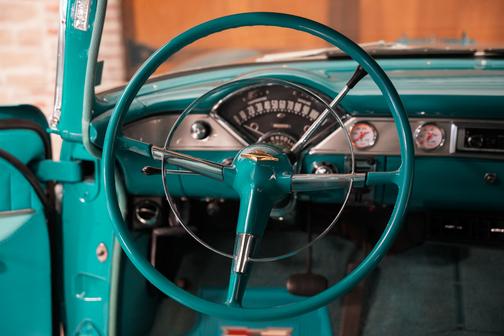 Tropical Turquoise / India Ivory 1956 Chevrolet Bel Air Base