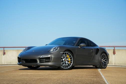 Grey 2015 Porsche 911 911 Turbo S