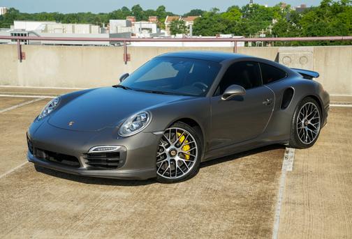 Grey 2015 Porsche 911 911 Turbo S