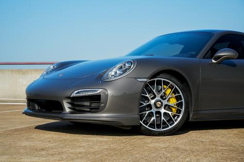 Grey 2015 Porsche 911 911 Turbo S