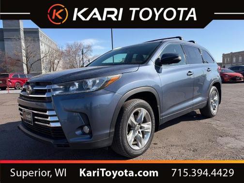 Shoreline Blue Pearl 2018 Toyota Highlander Limited