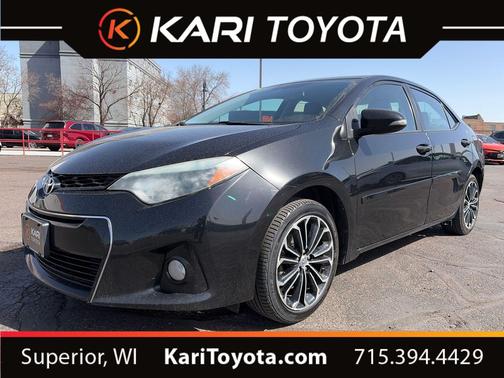 Black Sand Mica 2015 Toyota Corolla S Plus