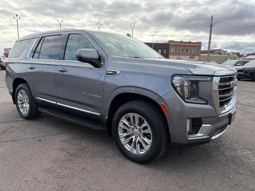Satin Steel Metallic 2021 GMC Yukon SLT