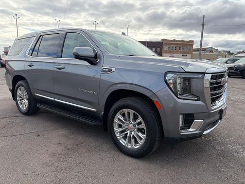 Satin Steel Metallic 2021 GMC Yukon SLT