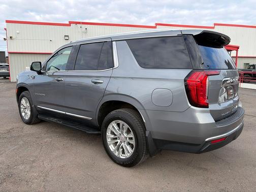 Satin Steel Metallic 2021 GMC Yukon SLT