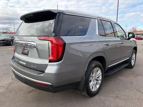 Satin Steel Metallic 2021 GMC Yukon SLT