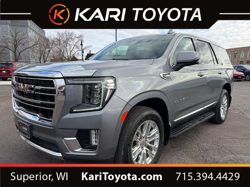 Satin Steel Metallic 2021 GMC Yukon SLT