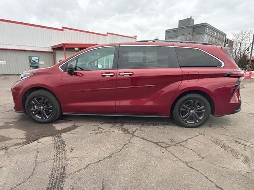 Ruby Flare Pearl 2024 Toyota Sienna XSE 7 Passenger
