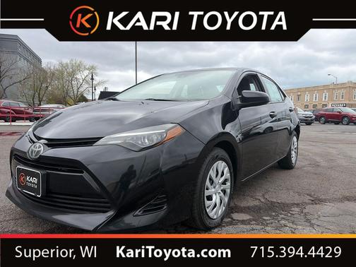 Black Sand Pearl 2017 Toyota Corolla LE