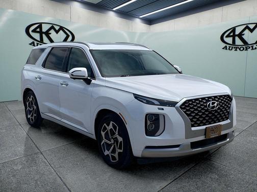 Hyper White 2021 Hyundai PALISADE Calligraphy