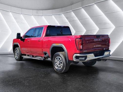 Volcanic Red 2024 GMC Sierra 3500 SLE
