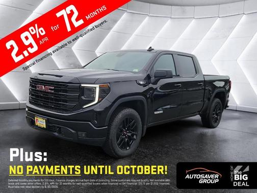 Onyx Black 2026 GMC Sierra 1500 Elevation
