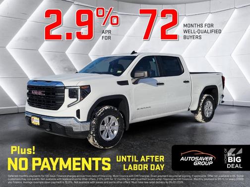 Summit White 2026 GMC Sierra 1500 Pro