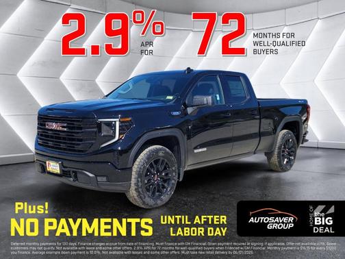 Onyx Black 2026 GMC Sierra 1500 Elevation