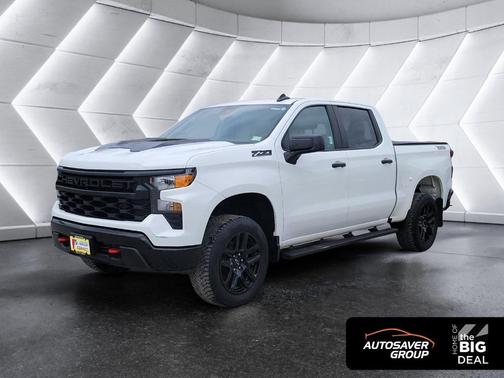 Summit White 2023 Chevrolet Silverado 1500 Custom Trail Boss