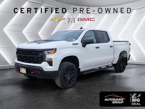 Summit White 2023 Chevrolet Silverado 1500 Custom Trail Boss