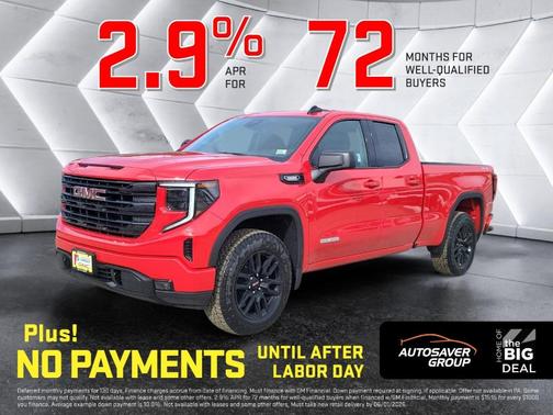 Cardinal Red 2026 GMC Sierra 1500 Elevation