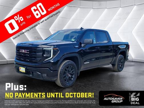 Onyx Black 2026 GMC Sierra 1500 Elevation