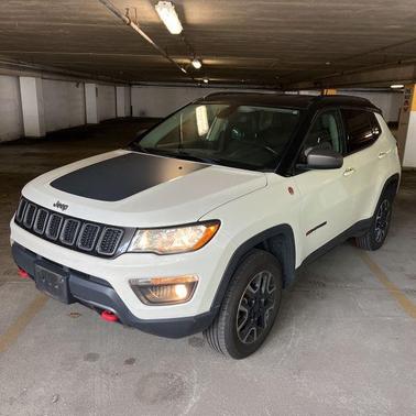 White Clearcoat 2019 Jeep Compass Trailhawk