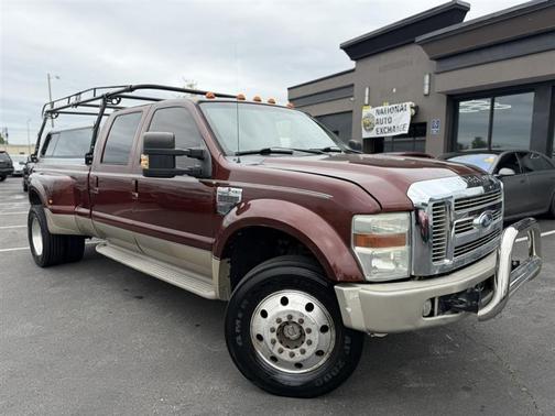 Burgundy 2008 Ford F-450 King Ranch