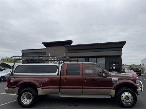 Burgundy 2008 Ford F-450 King Ranch