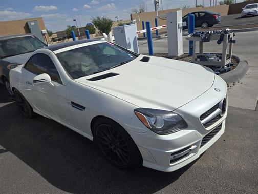 White 2015 Mercedes-Benz SLK-Class SLK350