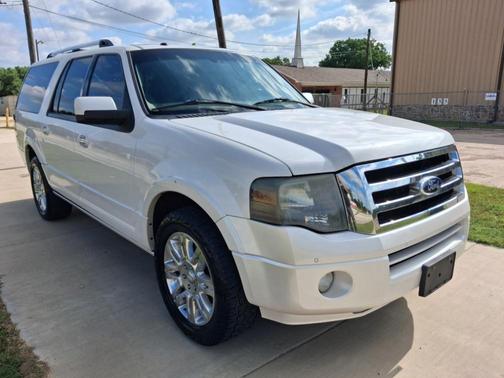 White Platinum Metallic Tri-Coat 2013 Ford Expedition EL Limited