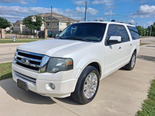White Platinum Metallic Tri-Coat 2013 Ford Expedition EL Limited