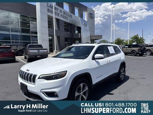 Bright White Clearcoat 2019 Jeep Cherokee Limited