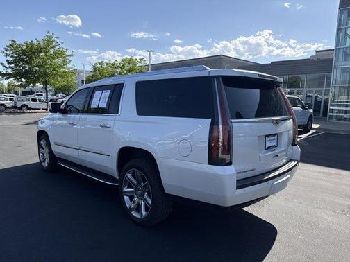 Crystal White Tri-Coat 2019 Cadillac Escalade ESV Luxury