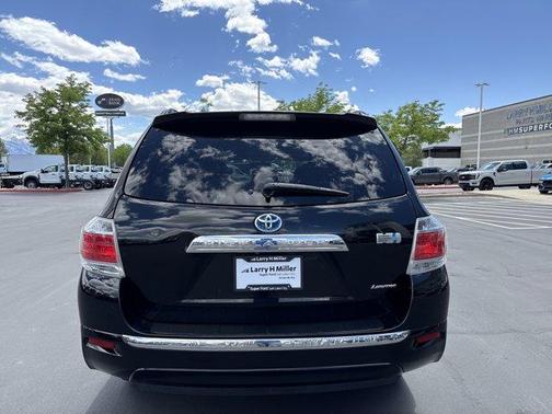 Black 2012 Toyota Highlander Hybrid Limited