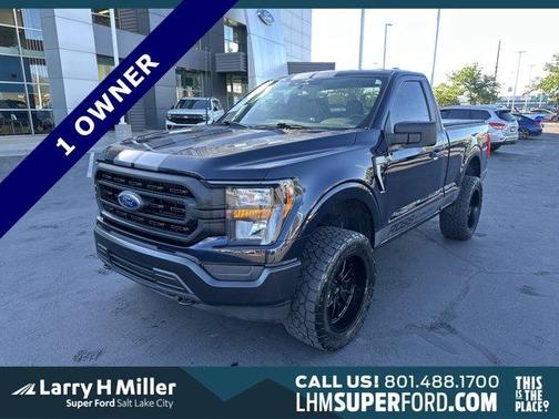 Antimatter Blue Metallic 2023 Ford F-150 XLT