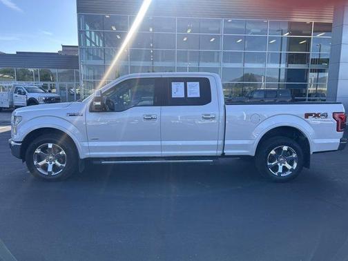 White Platinum Tri-Coat Metallic 2015 Ford F-150 Lariat