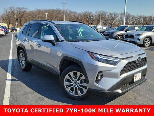 Silver Sky Metallic 2022 Toyota RAV4 XLE Premium