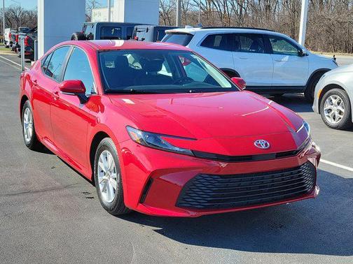 Supersonic Red 2025 Toyota Camry LE