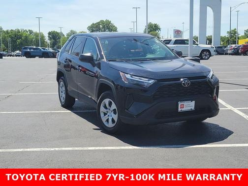 Midnight Black Metallic 2023 Toyota RAV4 LE