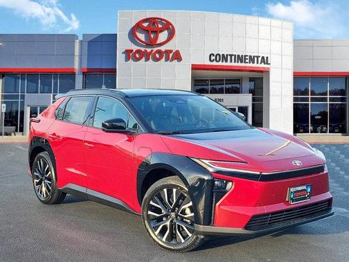 Supersonic Red w/Midnight Black Metallic Roof 2026 Toyota bZ Limited