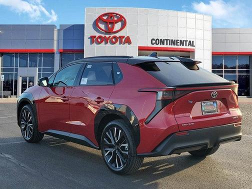 Supersonic Red w/Midnight Black Metallic Roof 2026 Toyota bZ Limited