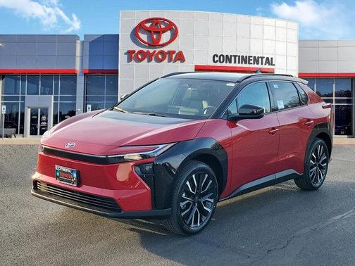 Supersonic Red w/Midnight Black Metallic Roof 2026 Toyota bZ Limited