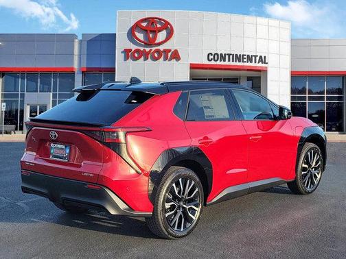 Supersonic Red w/Midnight Black Metallic Roof 2026 Toyota bZ Limited