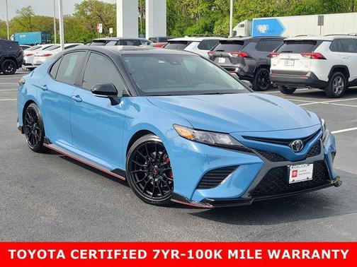 Cavalry Blue/Midnight Black Metallic 2022 Toyota Camry TRD